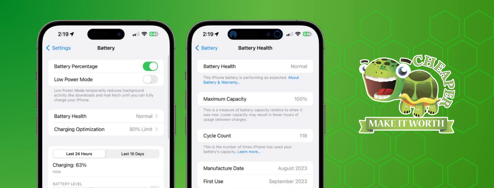 Check iPhone battery health in Settings Battery Health Malaysia