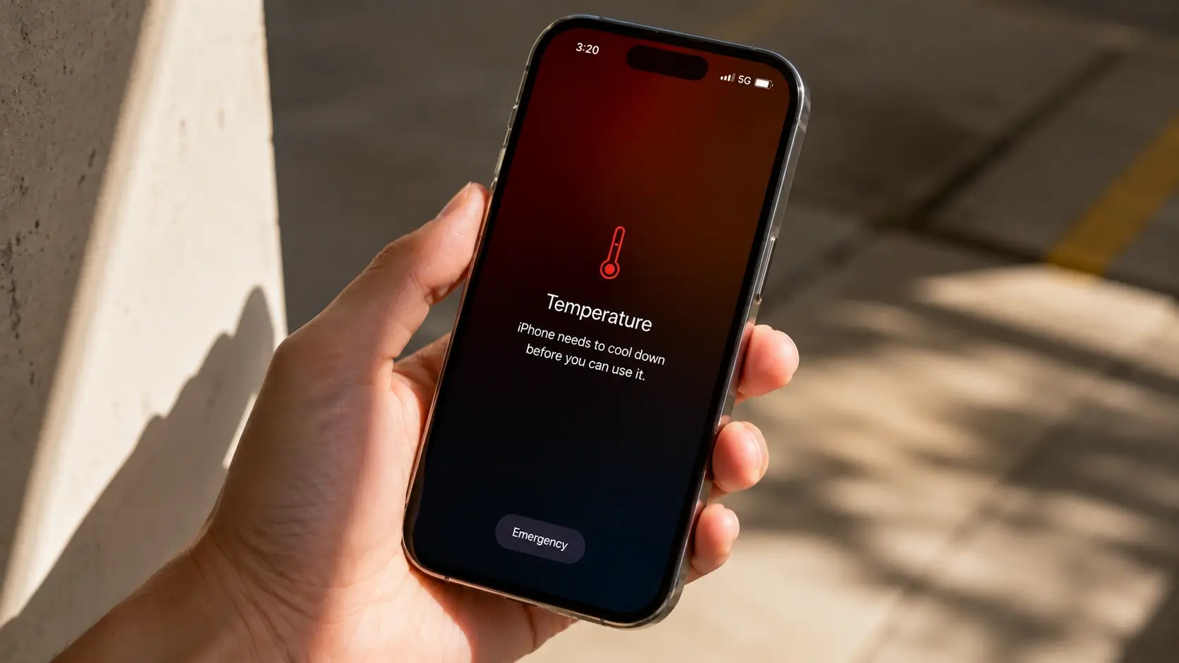 iPhone overheating under hot weather in Malaysia