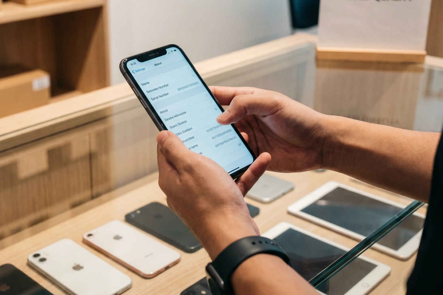 Checking iPhone serial number before buying in Malaysia