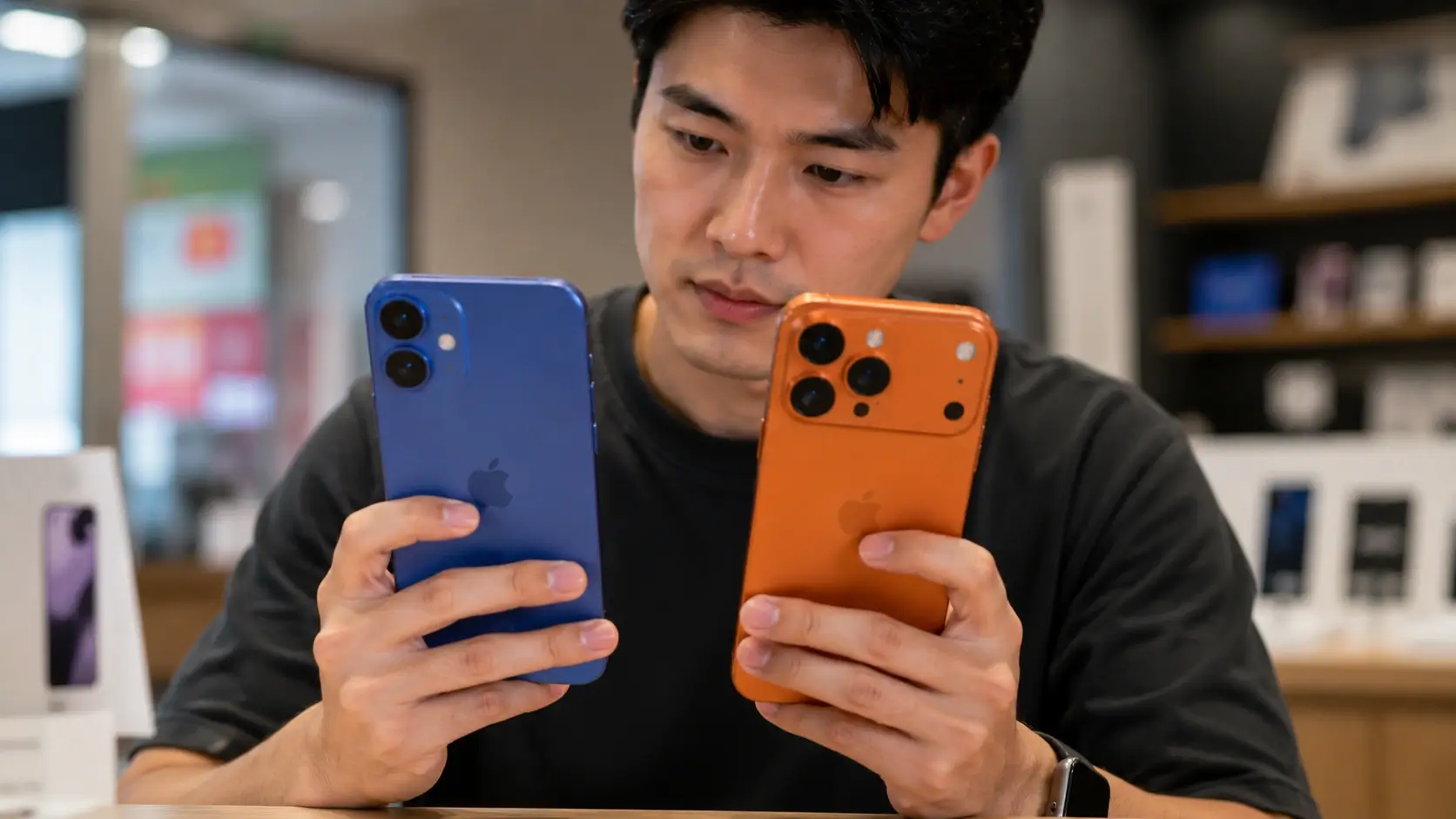 iPhone 16 and iPhone 17 design comparison in Malaysia