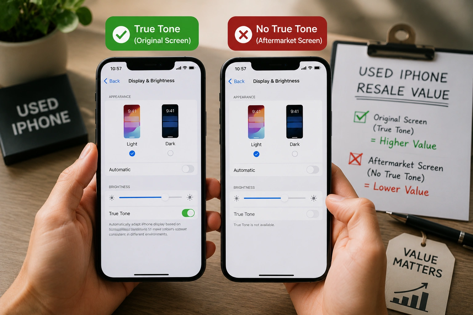 How missing True Tone affects used iPhone value in Malaysia